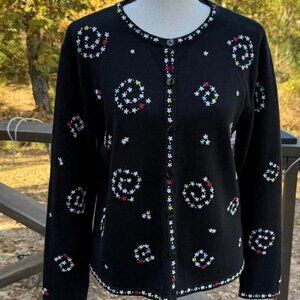 Talbots spiral sweater